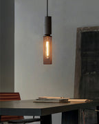 Concrete | Industrial Pendant Light, Cement Hanging Lamp for Kitchen Island, Dining Table and Bar