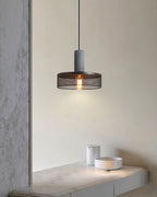 Concrete | Industrial Pendant Light, Cement Hanging Lamp for Kitchen Island, Dining Table and Bar