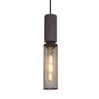 Concrete | Industrial Pendant Light, Cement Hanging Lamp for Kitchen Island, Dining Table and Bar