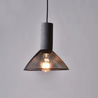 Concrete | Industrial Pendant Light, Cement Hanging Lamp for Kitchen Island, Dining Table and Bar