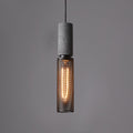 Concrete | Industrial Pendant Light, Cement Hanging Lamp for Kitchen Island, Dining Table and Bar