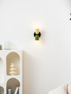 Duet | Two Tone Wall Lamp, Colorful Up Down Wall Sconce, Mid Century Modern Bedside Wall Light