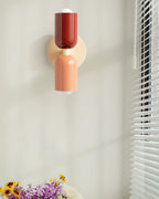 Duet | Two Tone Wall Lamp, Colorful Up Down Wall Sconce, Mid Century Modern Bedside Wall Light