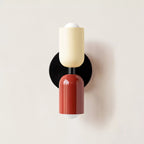 Duet | Two Tone Wall Lamp, Colorful Up Down Wall Sconce, Mid Century Modern Bedside Wall Light
