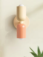 Duet | Two Tone Wall Lamp, Colorful Up Down Wall Sconce, Mid Century Modern Bedside Wall Light