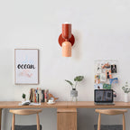 Duet | Two Tone Wall Lamp, Colorful Up Down Wall Sconce, Mid Century Modern Bedside Wall Light