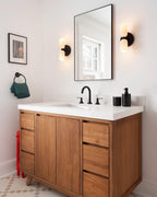 Duet | Two Tone Wall Lamp, Colorful Up Down Wall Sconce, Mid Century Modern Bedside Wall Light