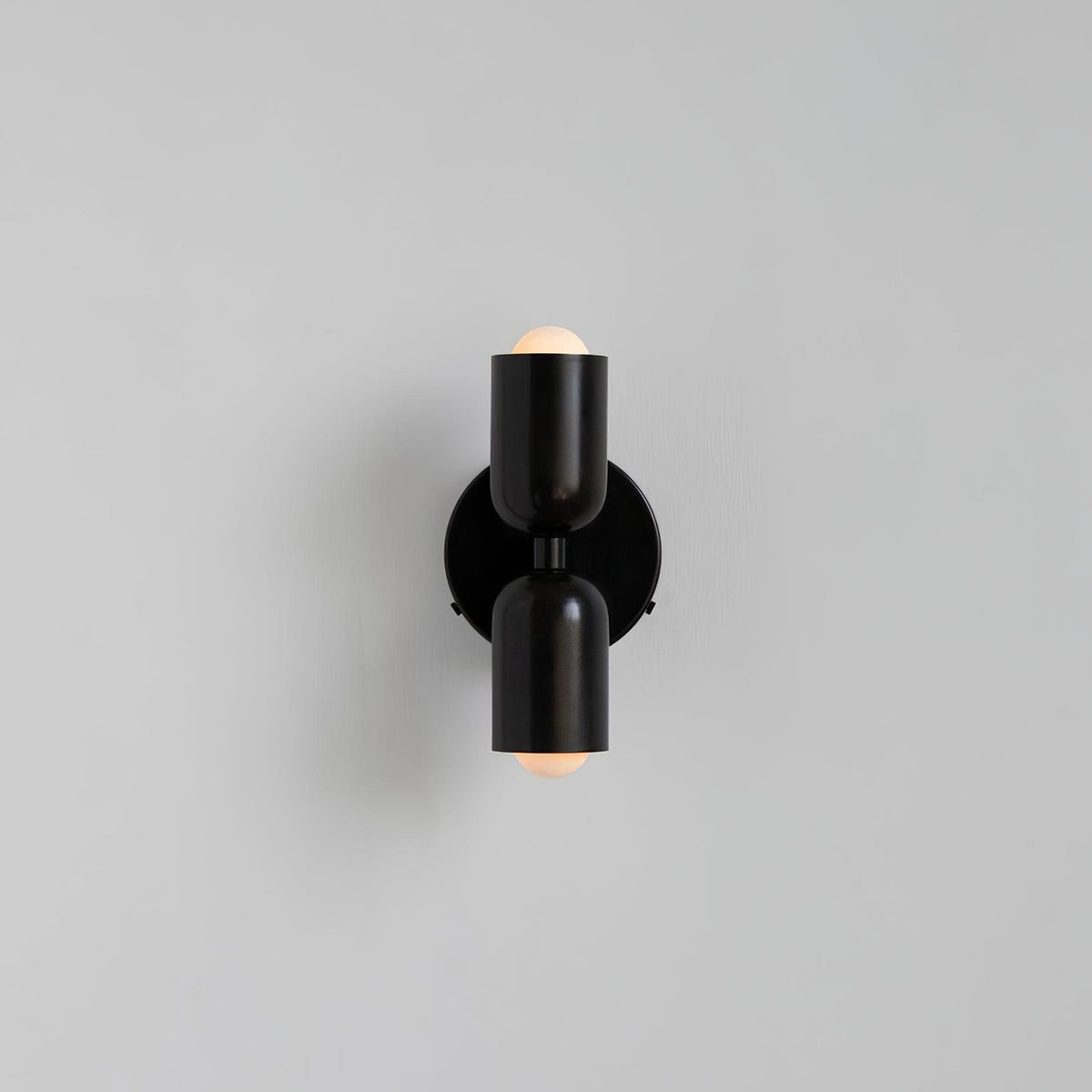Duet | Two Tone Wall Lamp, Colorful Up Down Wall Sconce, Mid Century Modern Bedside Wall Light