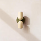 Duet | Two Tone Wall Lamp, Colorful Up Down Wall Sconce, Mid Century Modern Bedside Wall Light