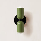 Duet | Two Tone Wall Lamp, Colorful Up Down Wall Sconce, Mid Century Modern Bedside Wall Light