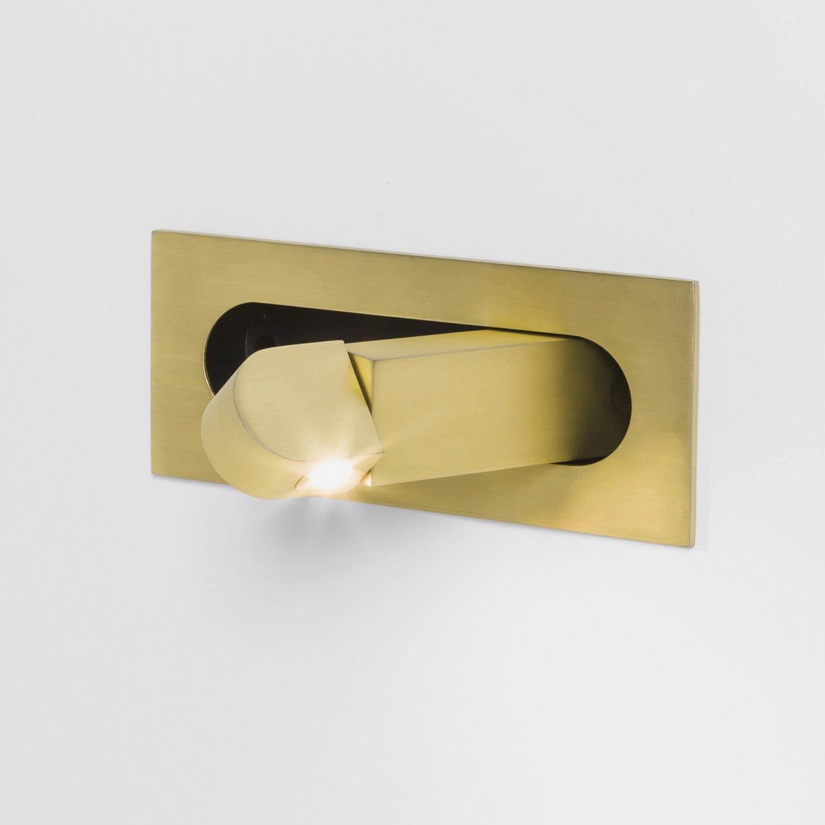 Pivot | LED Bedside Reading Light, Recessed Wall Mounted Reading Lamp, Adjustable Headboard Sconce