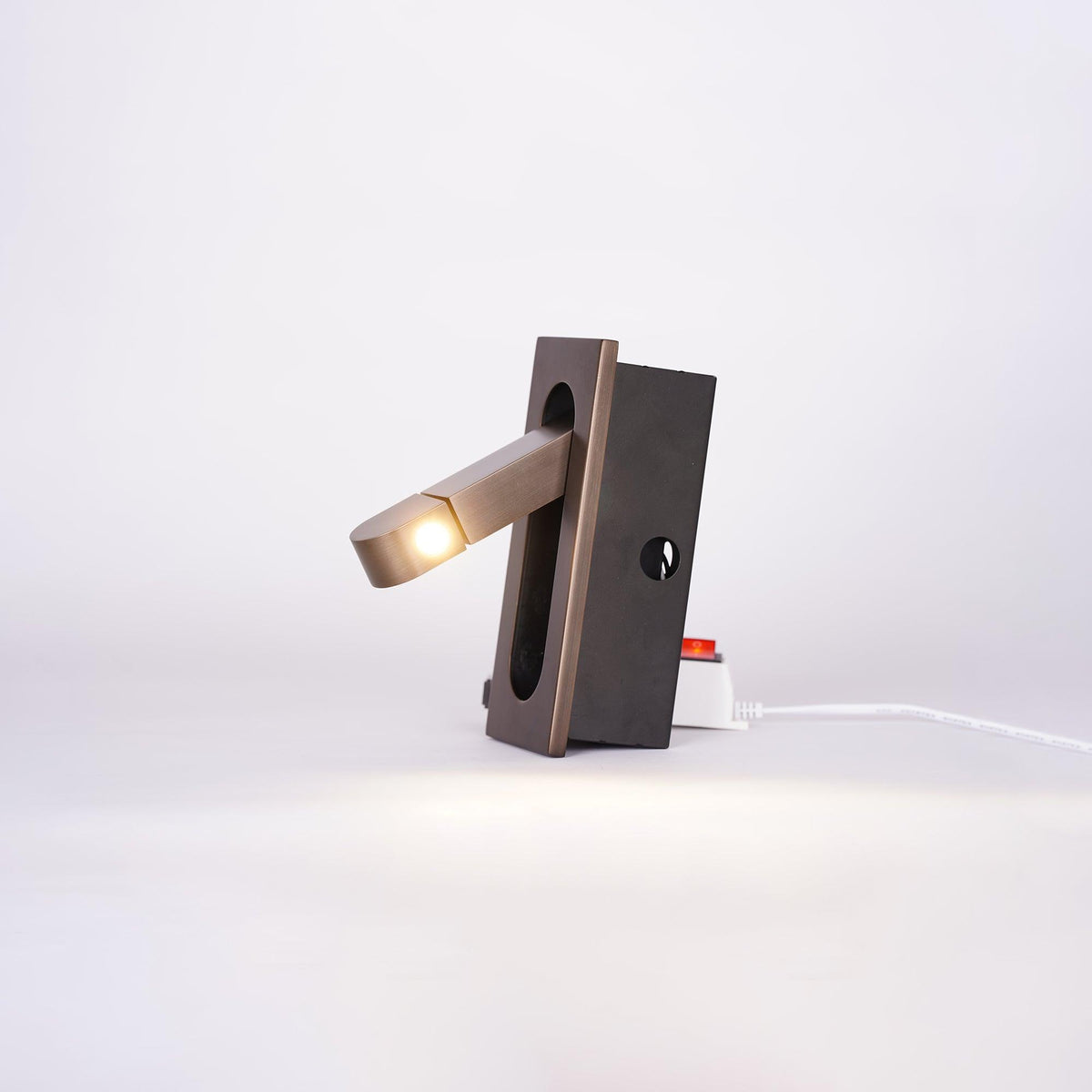 Pivot | LED Bedside Reading Light, Recessed Wall Mounted Reading Lamp, Adjustable Headboard Sconce
