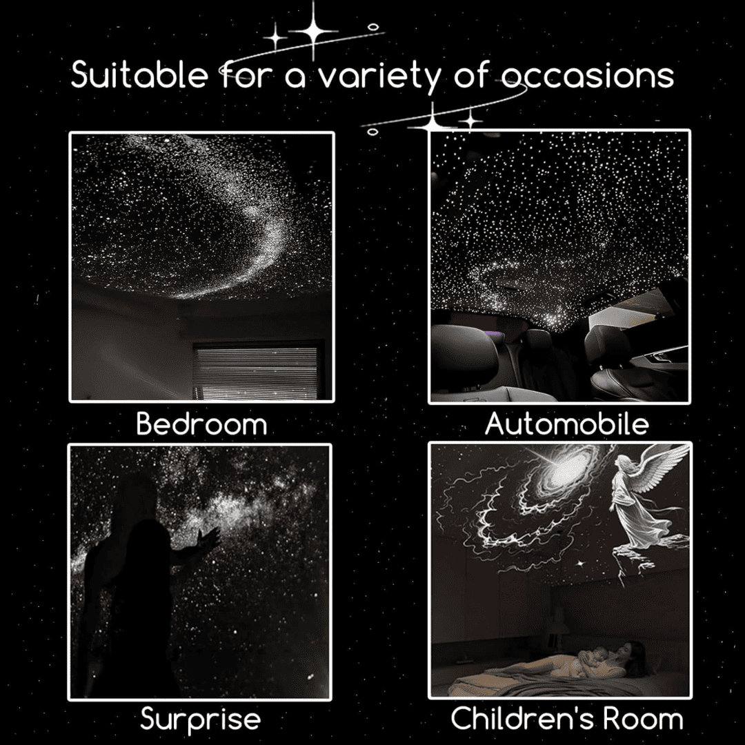 Orbit | Star Projector Night Light, Galaxy Projector for Bedroom Ceiling, USB Space Lamp for Kids