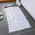 Pebble | Non Slip Bath Mat, Suction Cup Shower Mat, River Stone Design, Bathtub Mat