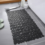 Pebble | Non Slip Bath Mat, Suction Cup Shower Mat, River Stone Design, Bathtub Mat