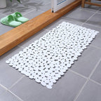 Pebble | Non Slip Bath Mat, Suction Cup Shower Mat, River Stone Design, Bathtub Mat