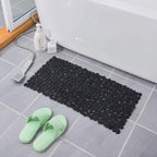 Pebble | Non Slip Bath Mat, Suction Cup Shower Mat, River Stone Design, Bathtub Mat