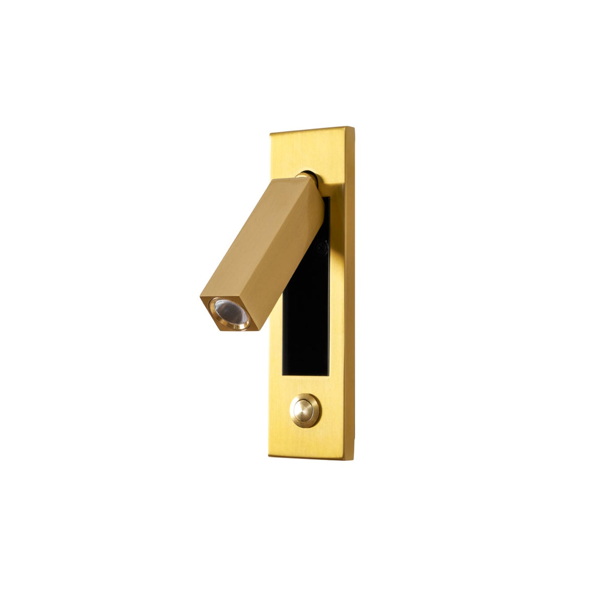 Fold | Recessed Bedside Wall Light, Flush Mount LED Reading Lamp, Adjustable Hotel Style Headboard Sconce