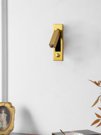 Fold | Recessed Bedside Wall Light, Flush Mount LED Reading Lamp, Adjustable Hotel Style Headboard Sconce