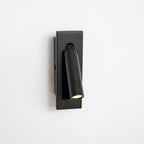 Fold | Recessed Bedside Wall Light, Flush Mount LED Reading Lamp, Adjustable Hotel Style Headboard Sconce