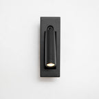 Fold | Recessed Bedside Wall Light, Flush Mount LED Reading Lamp, Adjustable Hotel Style Headboard Sconce