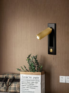Fold | Recessed Bedside Wall Light, Flush Mount LED Reading Lamp, Adjustable Hotel Style Headboard Sconce