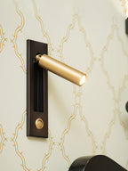 Fold | Recessed Bedside Wall Light, Flush Mount LED Reading Lamp, Adjustable Hotel Style Headboard Sconce