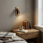 Fold | Recessed Bedside Wall Light, Flush Mount LED Reading Lamp, Adjustable Hotel Style Headboard Sconce