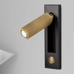 Fold | Recessed Bedside Wall Light, Flush Mount LED Reading Lamp, Adjustable Hotel Style Headboard Sconce