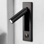 Fold | Recessed Bedside Wall Light, Flush Mount LED Reading Lamp, Adjustable Hotel Style Headboard Sconce