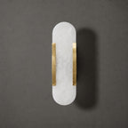 Oblong | Alabaster Wall Sconce, Natural Stone Wall Lamp, Luxury Wall Light for Bedroom and Hallway