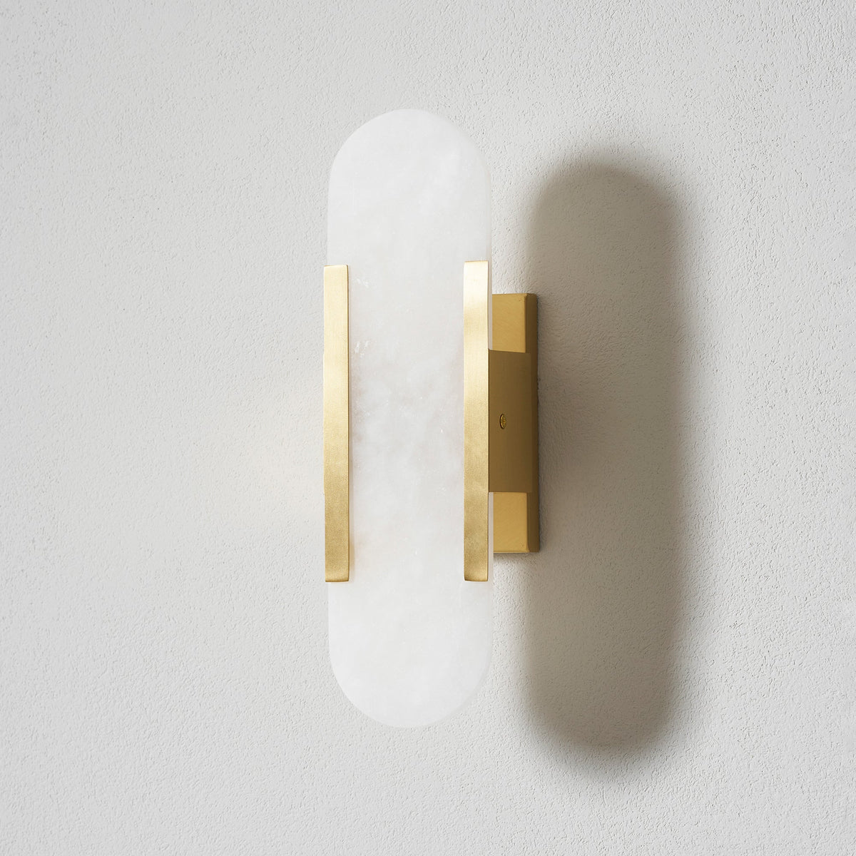 Oblong | Alabaster Wall Sconce, Natural Stone Wall Lamp, Luxury Wall Light for Bedroom and Hallway