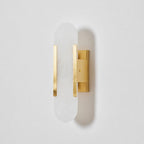 Oblong | Alabaster Wall Sconce, Natural Stone Wall Lamp, Luxury Wall Light for Bedroom and Hallway