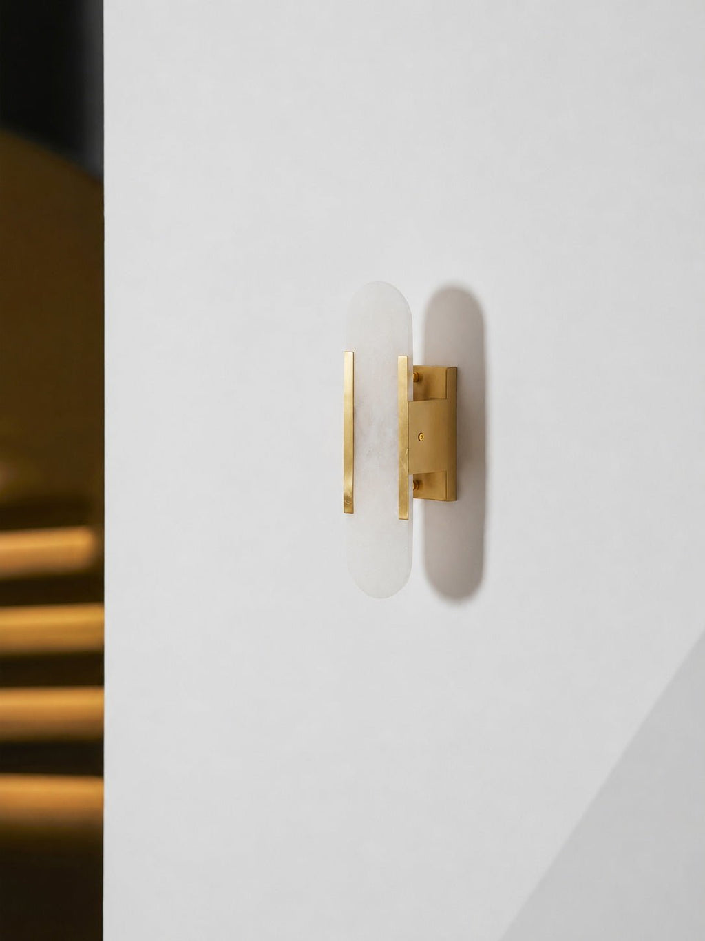 Oblong | Alabaster Wall Sconce, Natural Stone Wall Lamp, Luxury Wall Light for Bedroom and Hallway