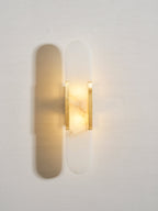 Oblong | Alabaster Wall Sconce, Natural Stone Wall Lamp, Luxury Wall Light for Bedroom and Hallway