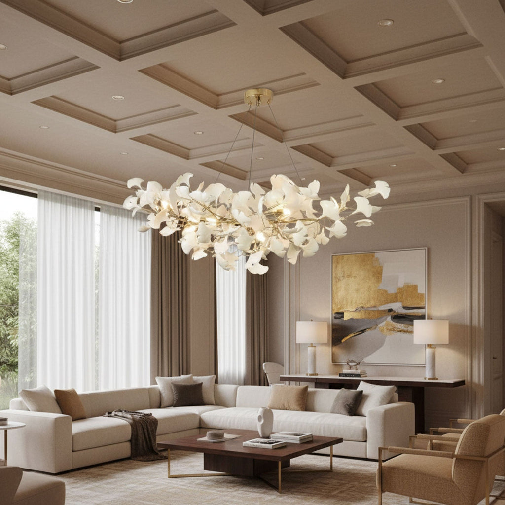 Horizon Bloom Ginkgo Chandelier