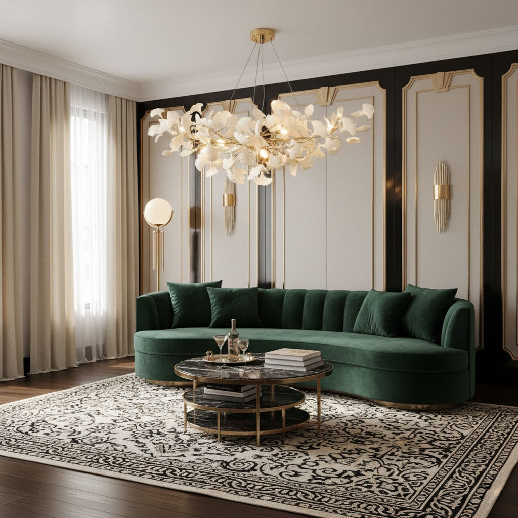 Horizon Bloom Ginkgo Chandelier
