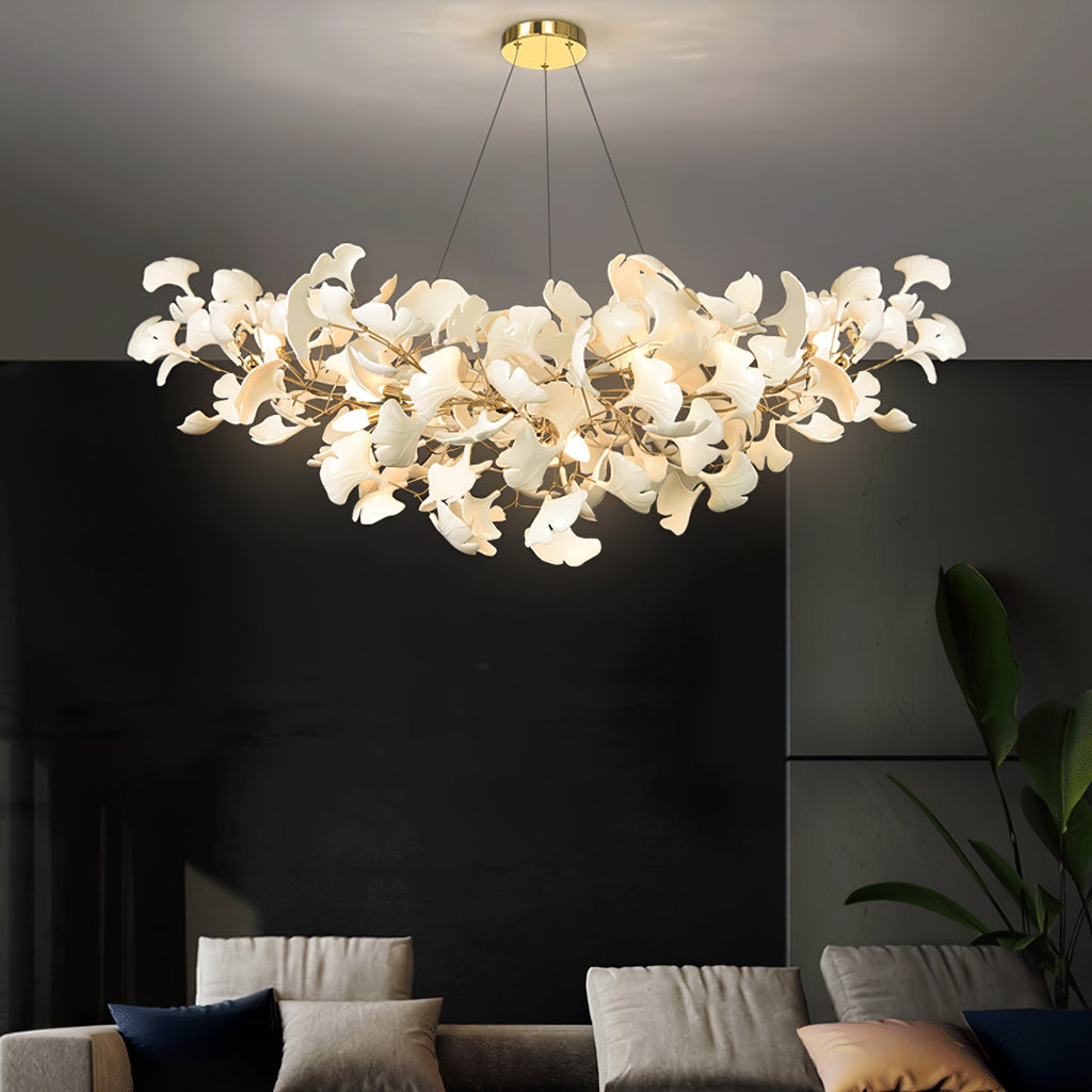 Horizon Bloom Ginkgo Chandelier