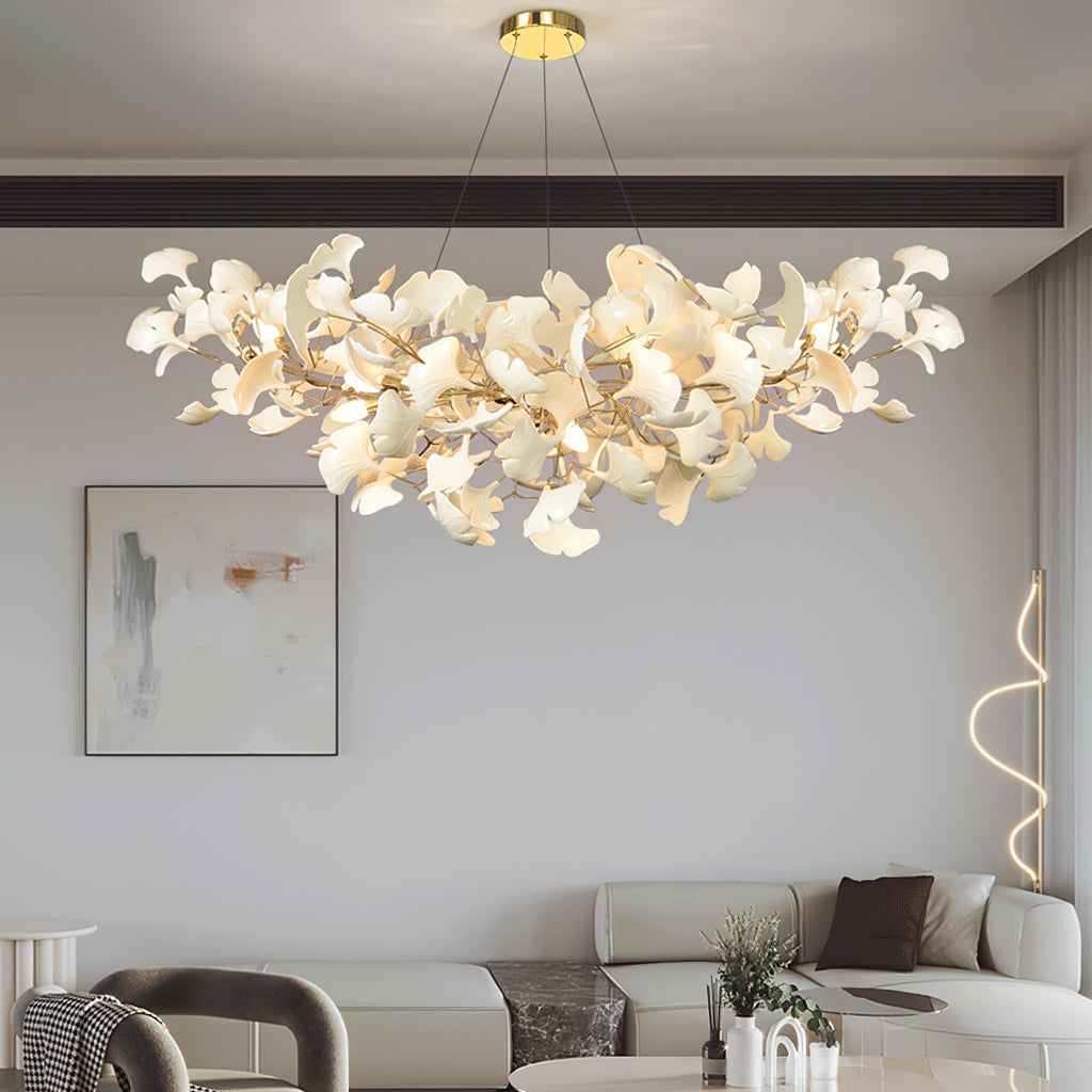 Horizon Bloom Ginkgo Chandelier