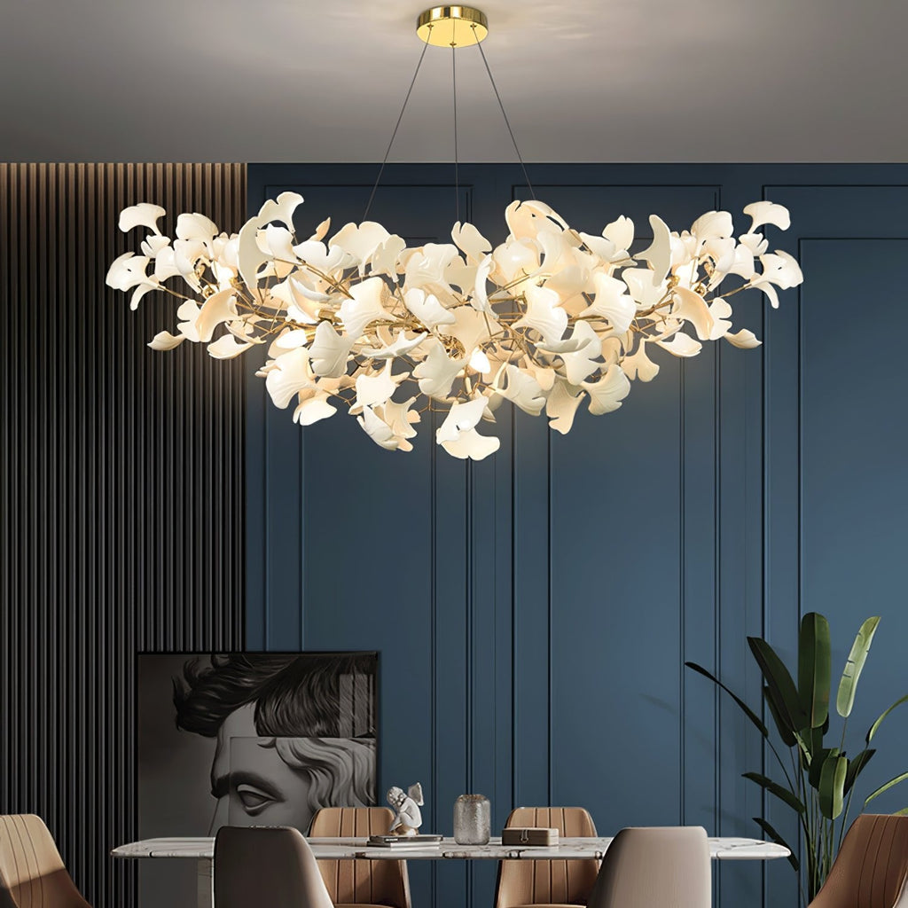 Horizon Bloom Ginkgo Chandelier