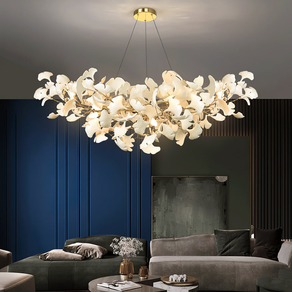 Horizon Bloom Ginkgo Chandelier