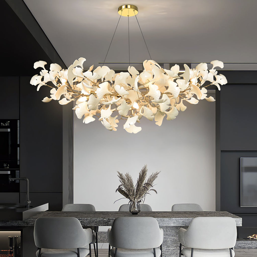 Horizon Bloom Ginkgo Chandelier