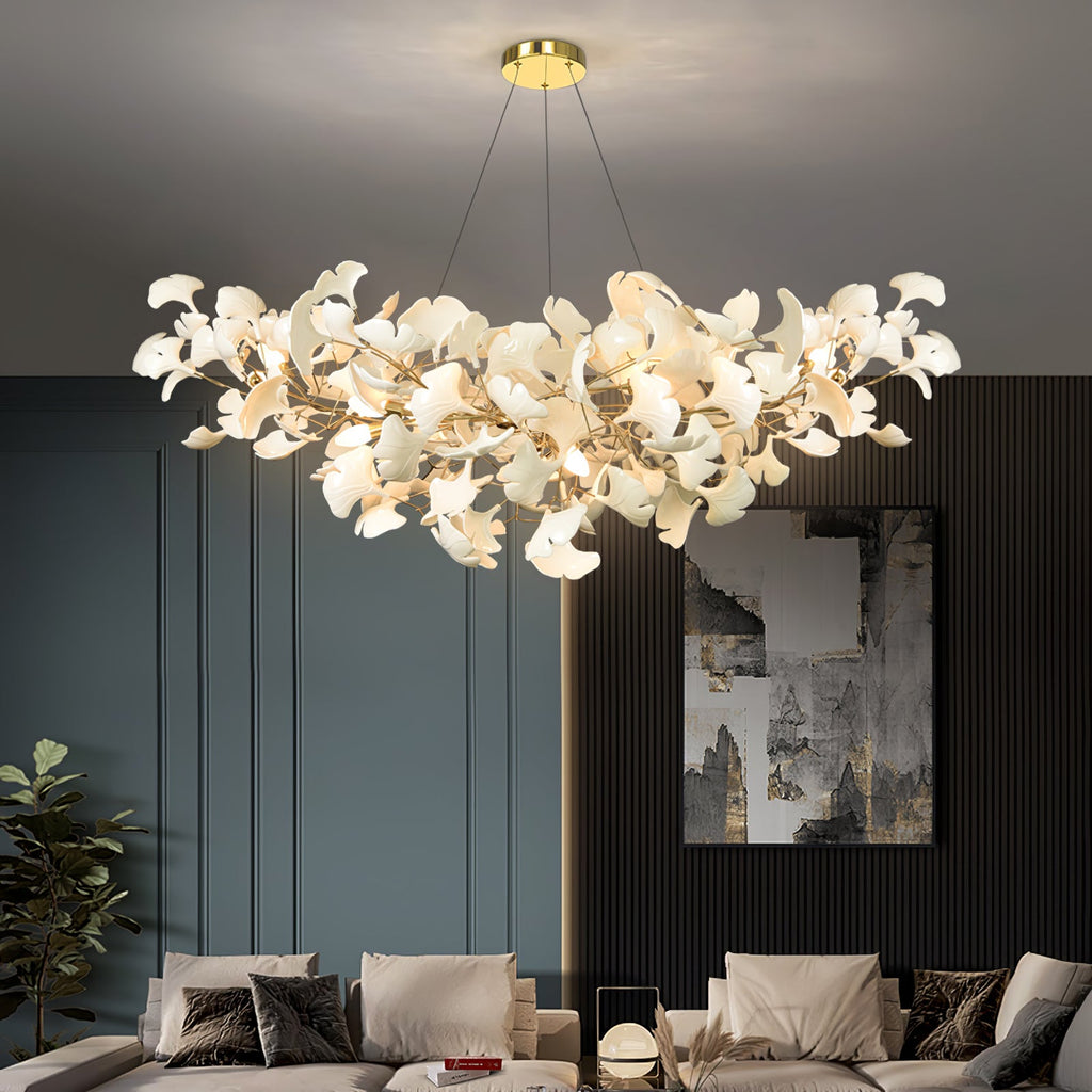 Horizon Bloom Ginkgo Chandelier
