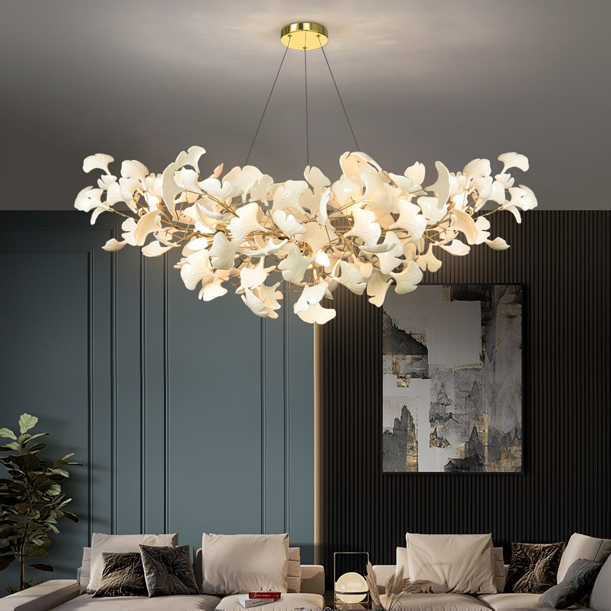 Horizon Bloom Ginkgo Chandelier