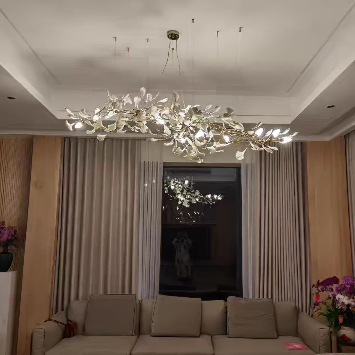 Horizon Bloom Ginkgo Chandelier