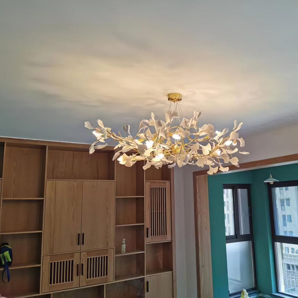 Horizon Bloom Ginkgo Chandelier