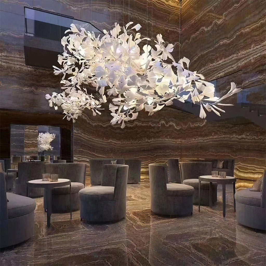 Horizon Bloom Ginkgo Chandelier