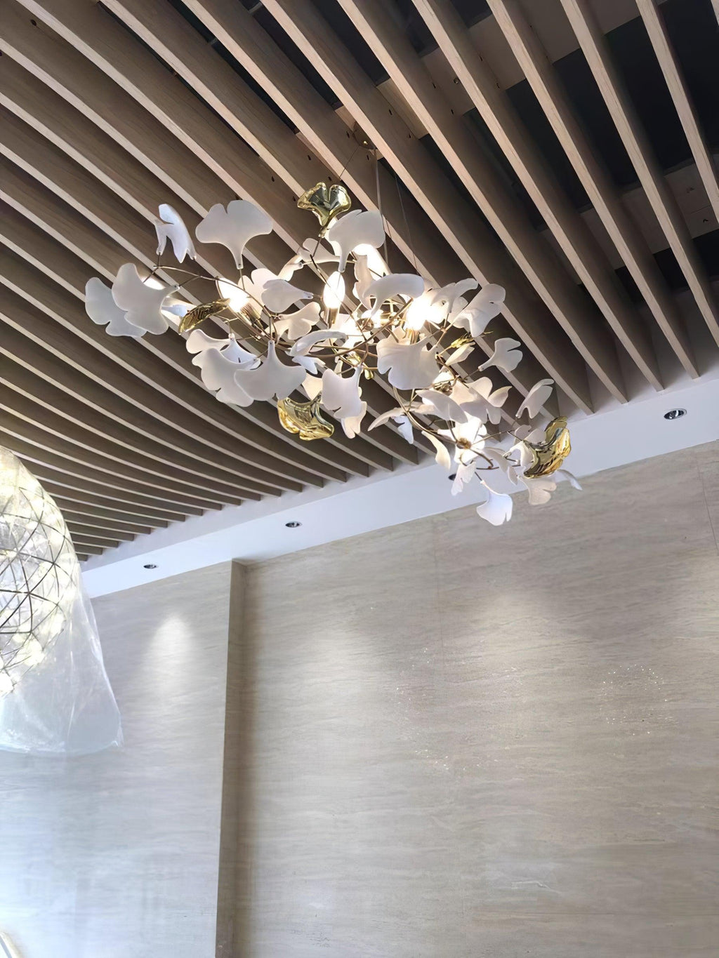 Horizon Bloom Ginkgo Chandelier