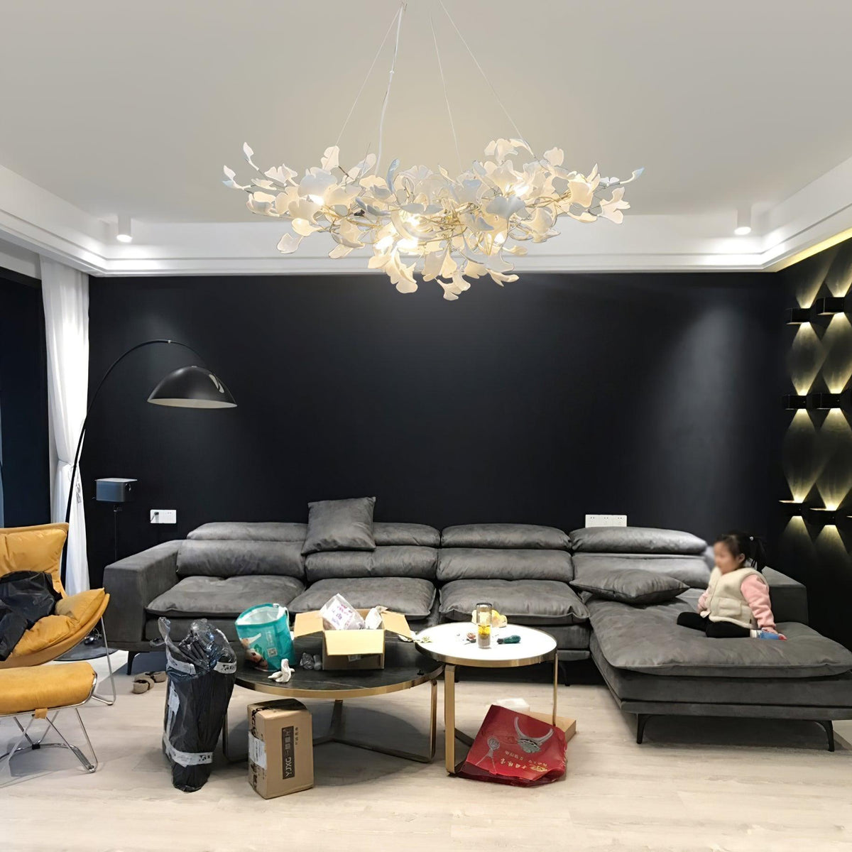 Horizon Bloom Ginkgo Chandelier