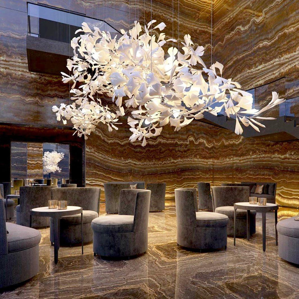 Horizon Bloom Ginkgo Chandelier